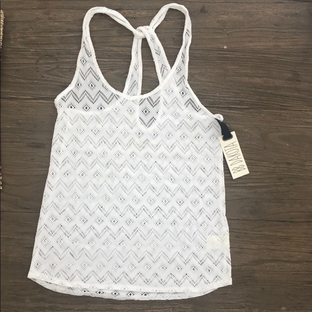 BB Dakota eyelet tank top